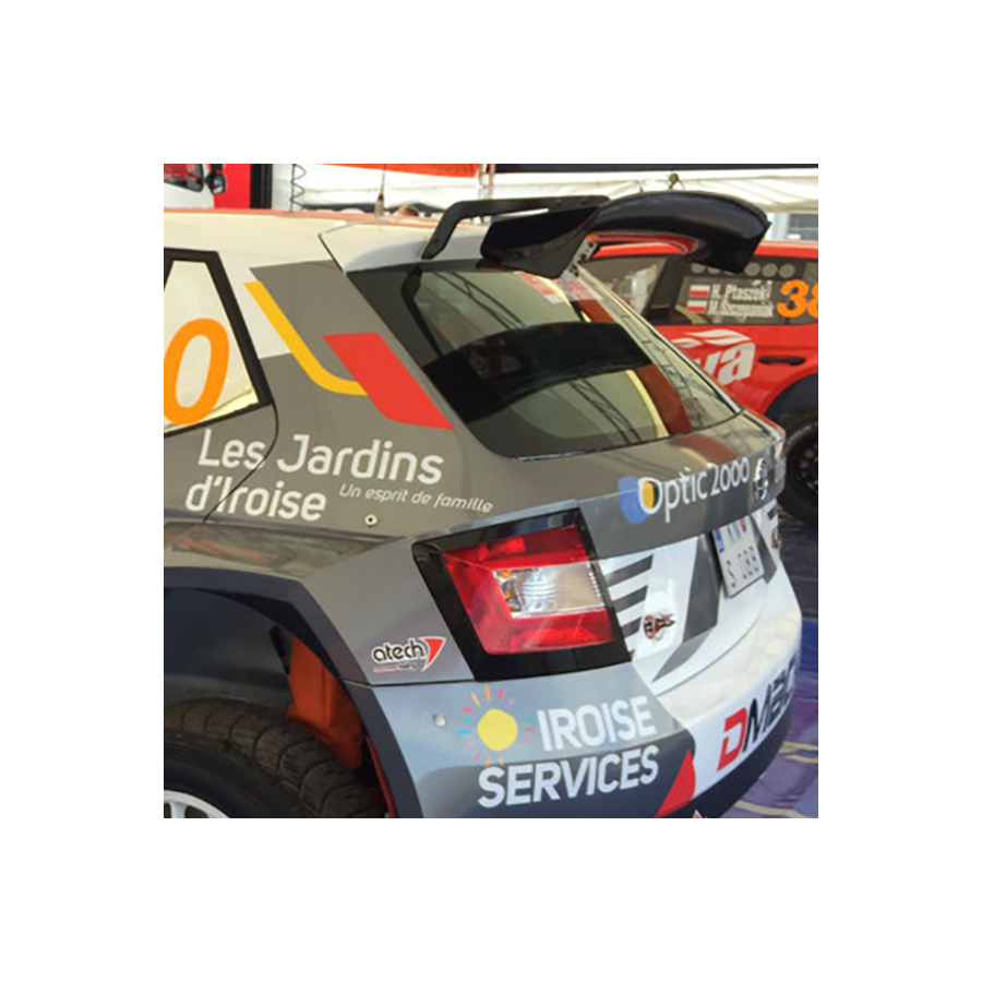 Lunette arrière Makrolon Skoda Fabia R5