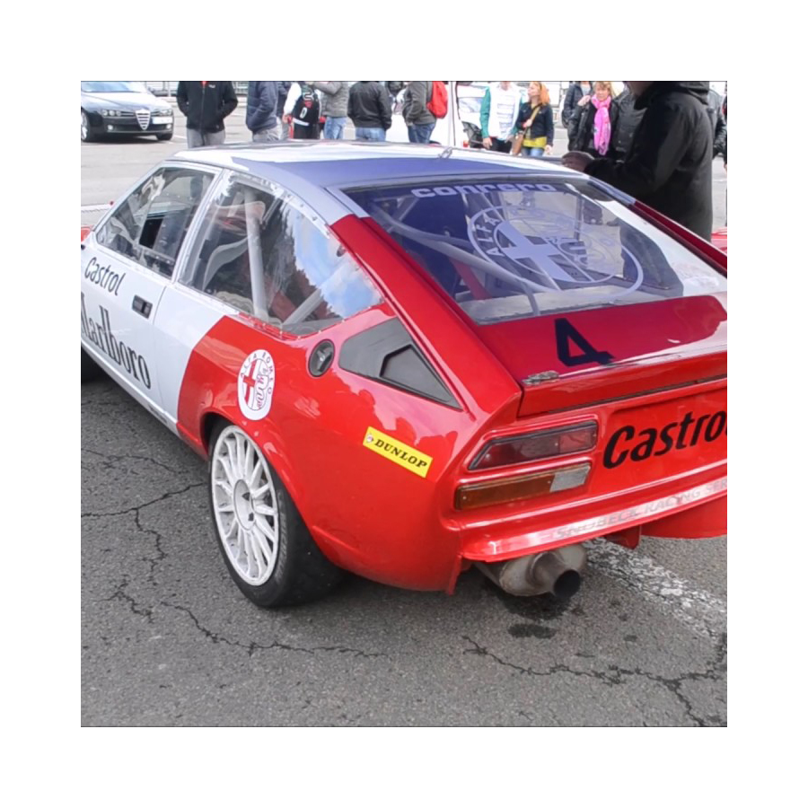 Lunette arrière Makrolon Alfa Alfetta GTV
