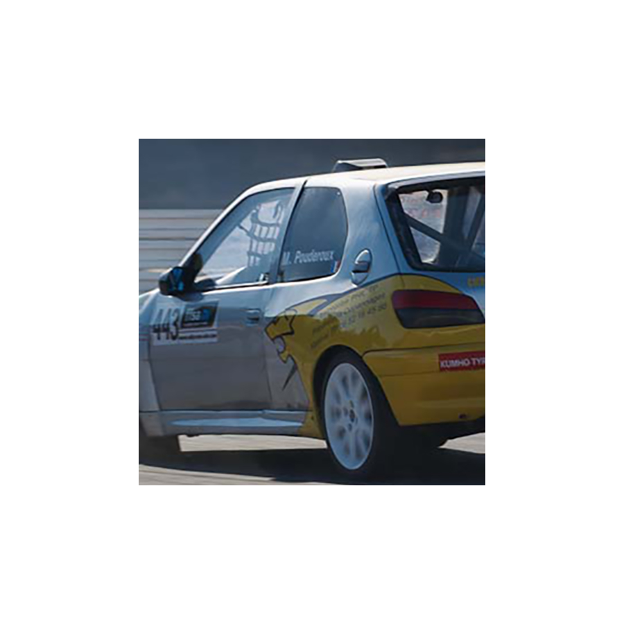 Vitre arrière latérale Makrolon Peugeot 306 3 portes