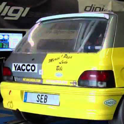 Lunette arrière Makrolon Renault Clio 1