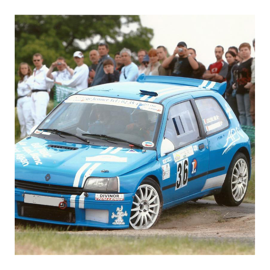 Vitre arrière latérale Makrolon Renault Clio 1