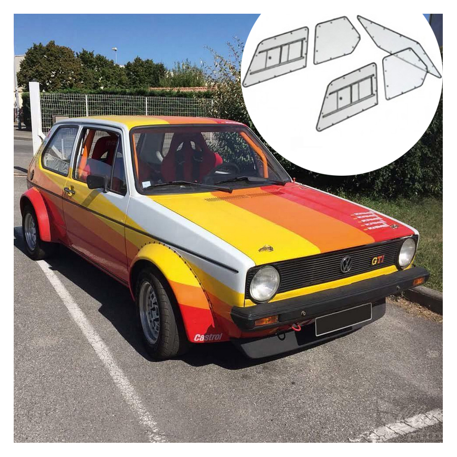 Kit Makrolon Volkswagen Golf 1 - F2000