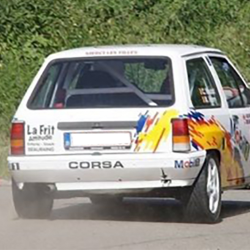 Lunette arrière Makrolon Opel Corsa A