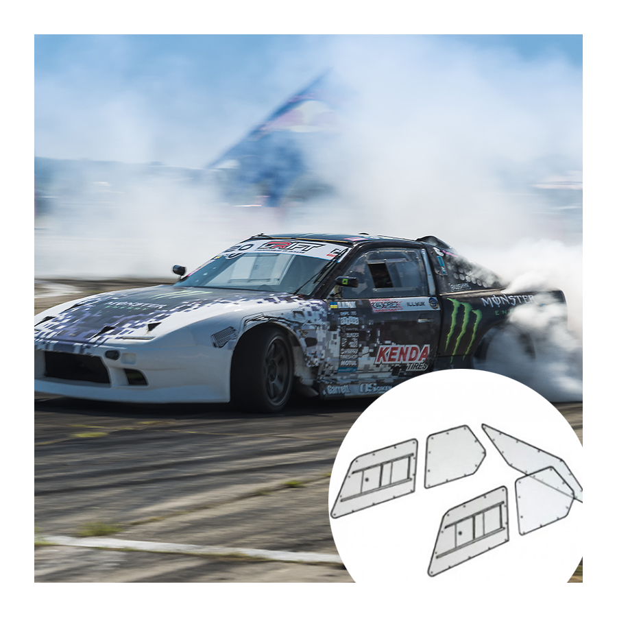 Kit Makrolon Nissan S14 - F2000