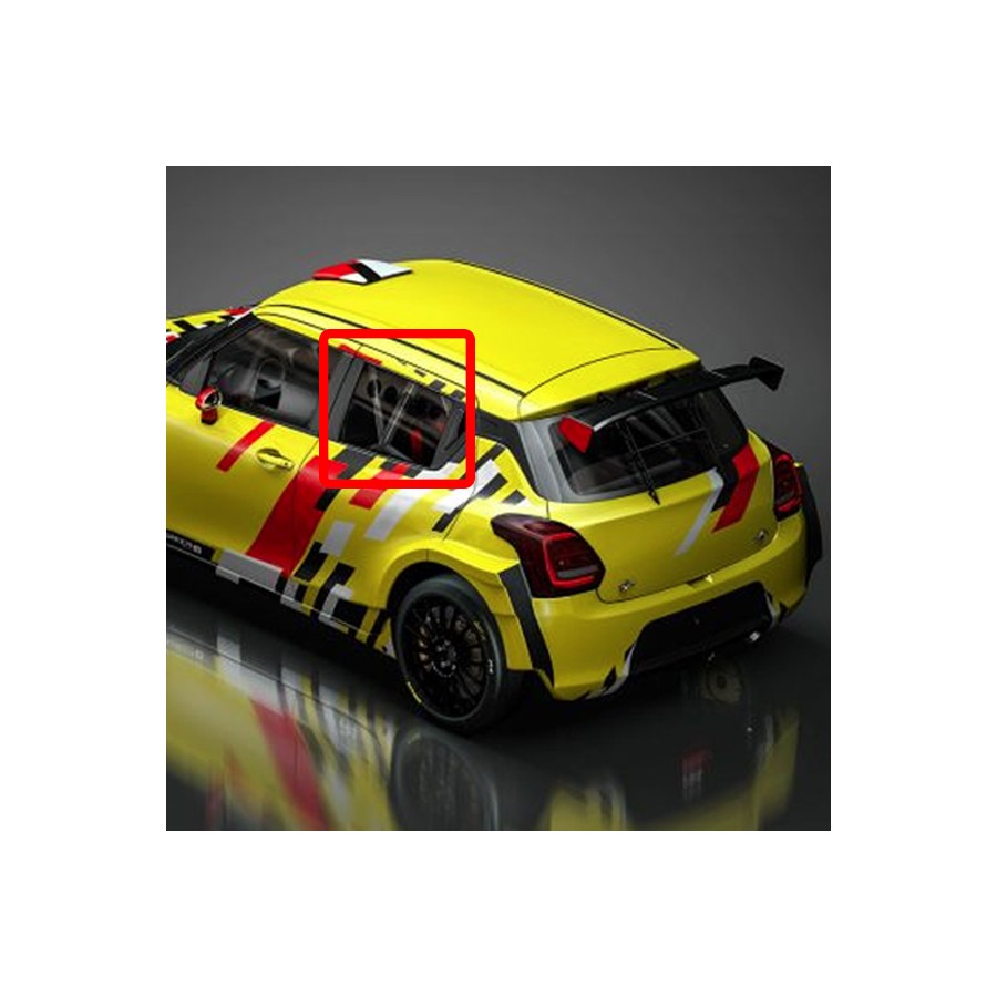 Vitre arri?re lat?rale Makrolon Opel Manta B 