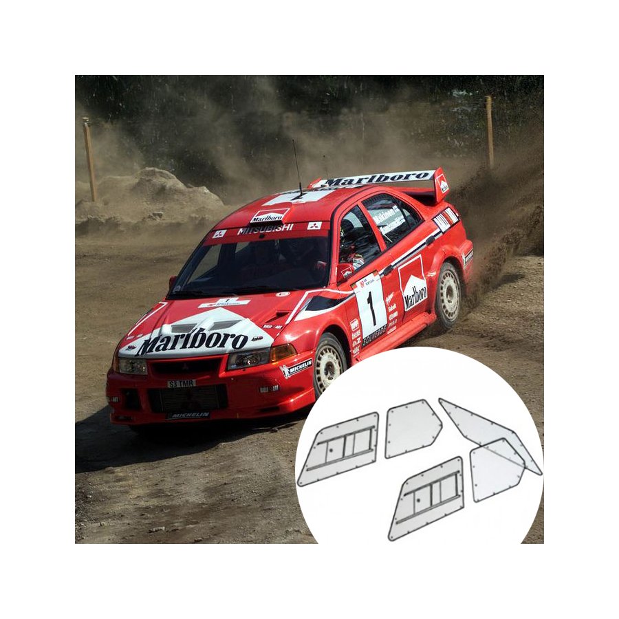 Kit Makrolon Mitsubishi Lancer evo 6 - 3mm