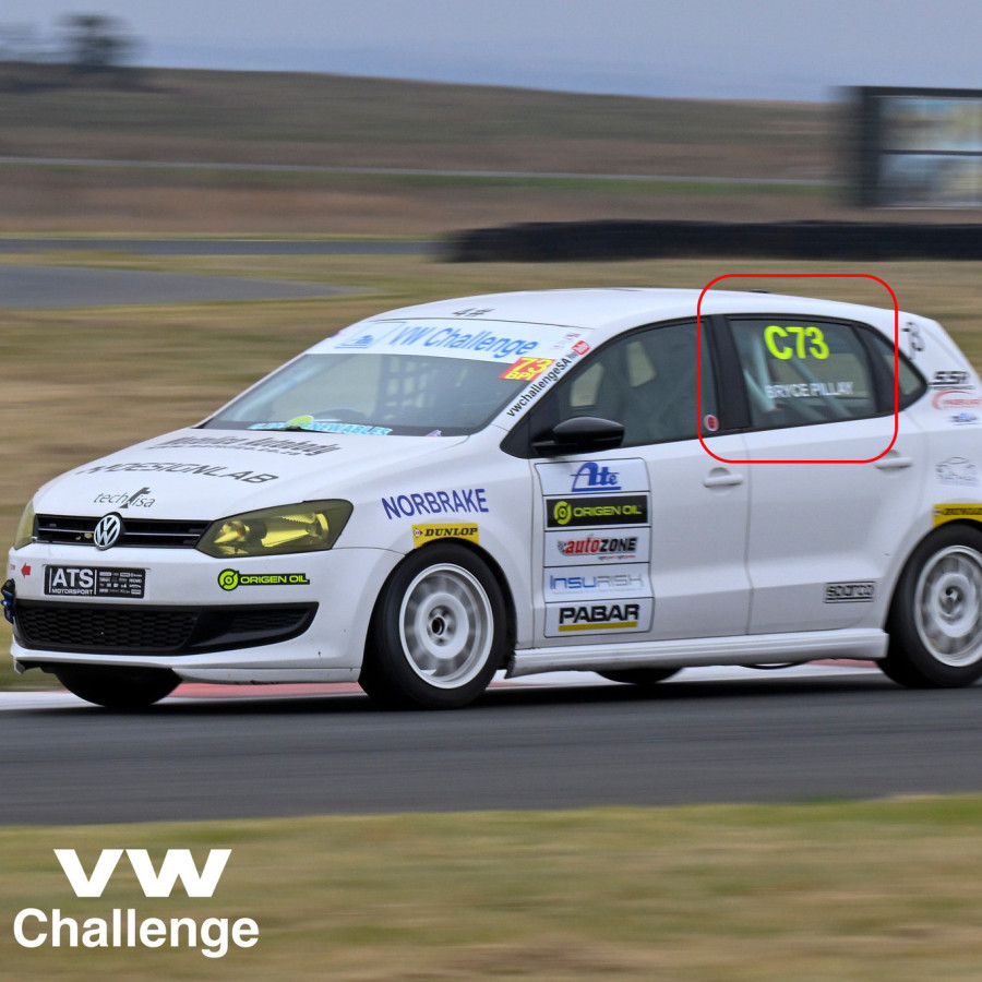 Makrolon rear quarter window Volkswagen Polo 5 