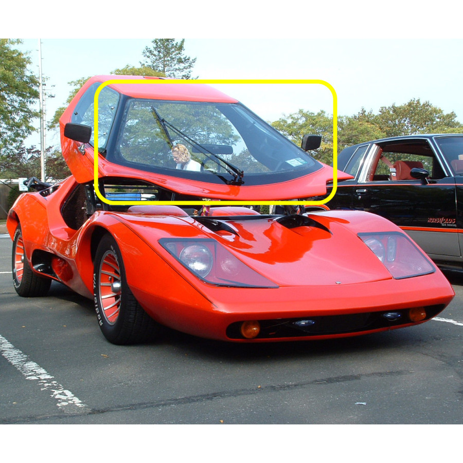 Margard Austin Mini polycarbonate windshield 