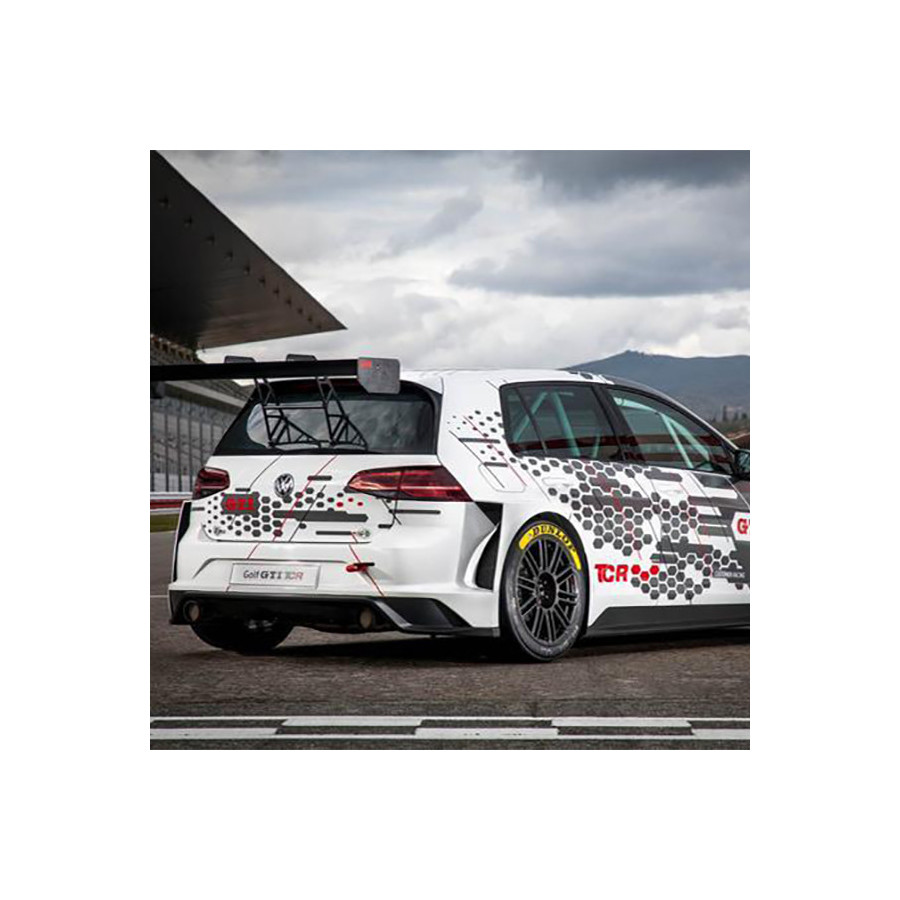 Makrolon rear window Volkswagen Golf 7 TCR 