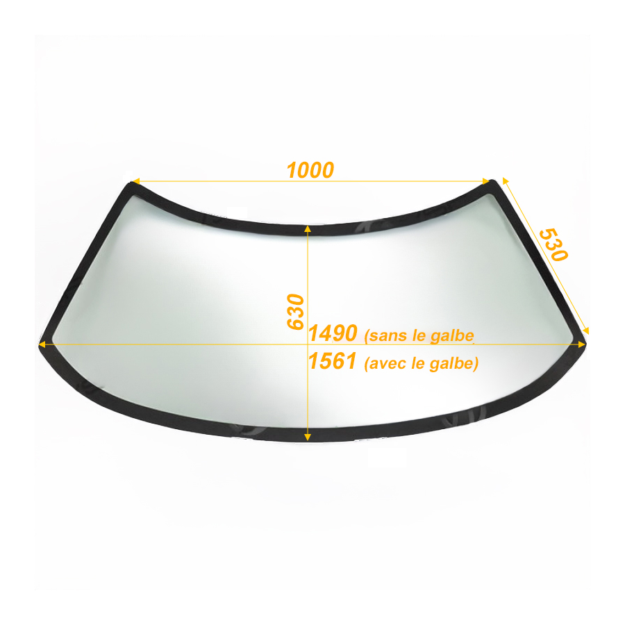 Makrolon Ford GT40 front window