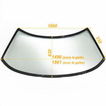 Makrolon Ford GT40 front window