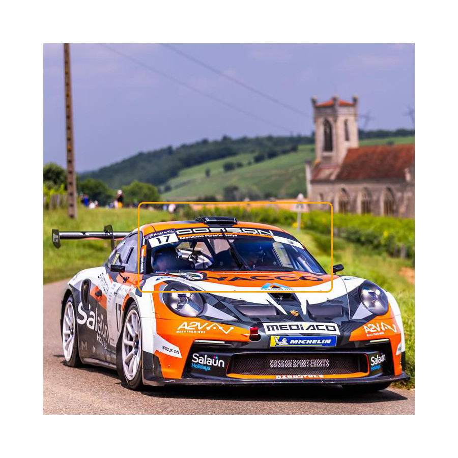 Pare-brise Polycarbonate Margard Porsche 992 
