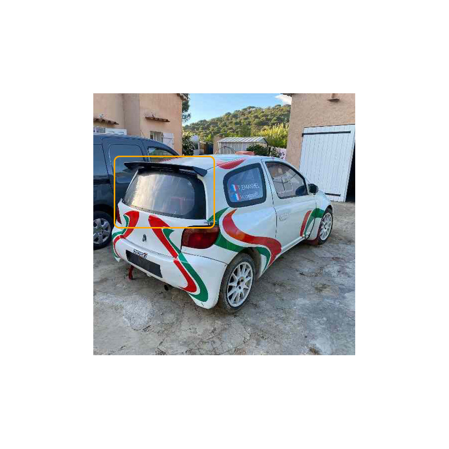 Makrolon rear window Toyota Aygo (2005-2014) 