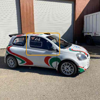 Makrolon front window Toyota Aygo (2005-2014)  