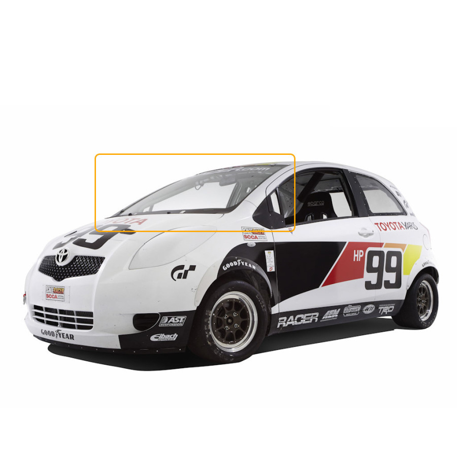 Pare-brise Polycarbonate Margard Toyota Yaris MK2 (2005-2010) 