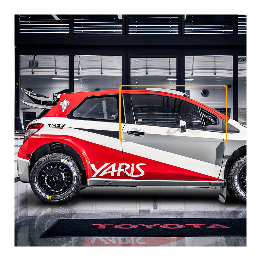 Makrolon front window Toyota Aygo (2005-2014)  