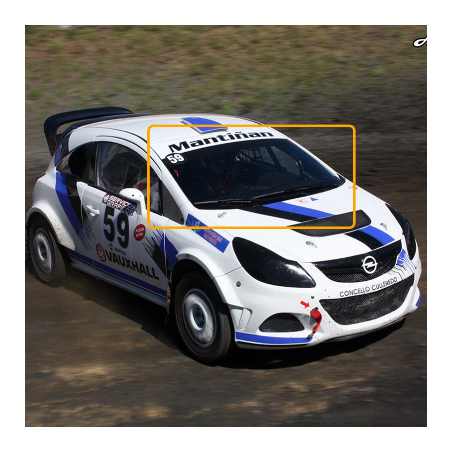 Pare-brise Polycarbonate Margard Opel Corsa D 
