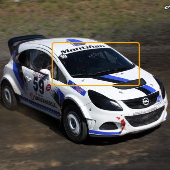 Polycarbonate Windshield Margard Opel Corsa C 