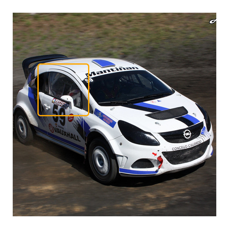 Front window Makrolon Opel Corsa C  