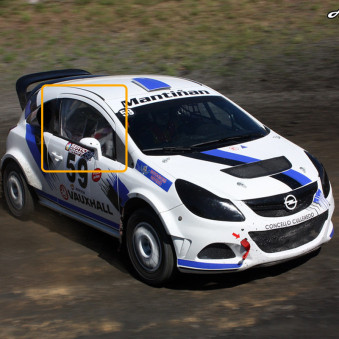 Vitre avant Makrolon Opel Corsa D  