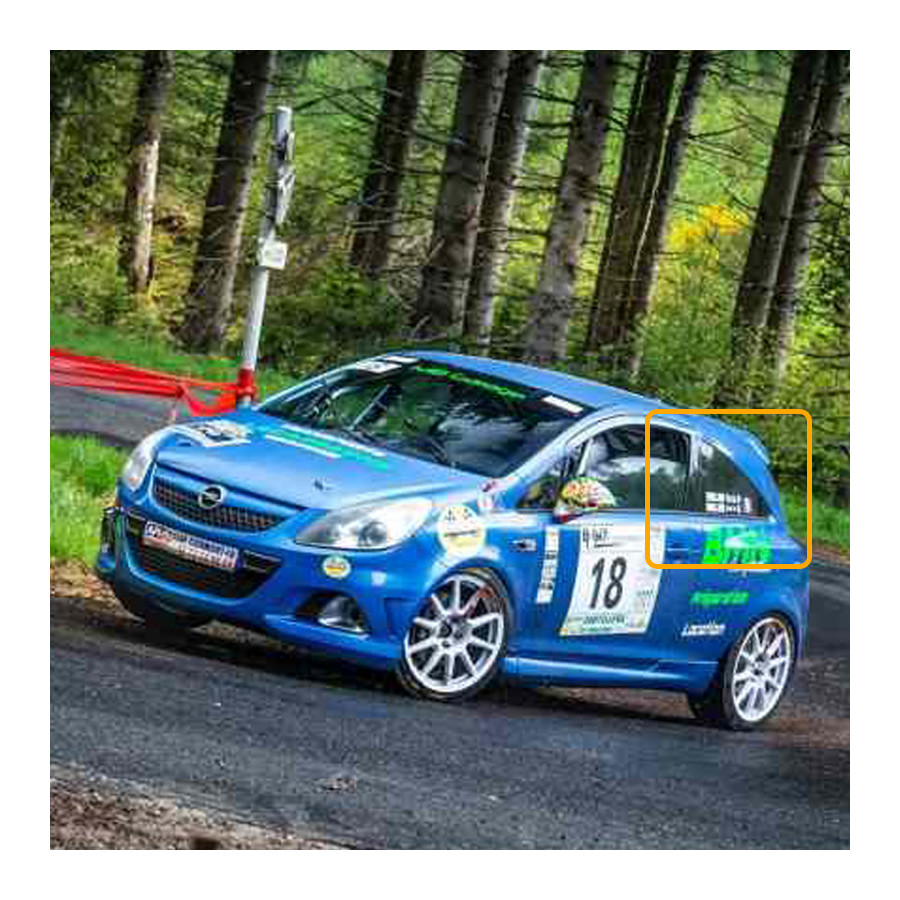 Custode arrière Makrolon Opel Corsa D 
