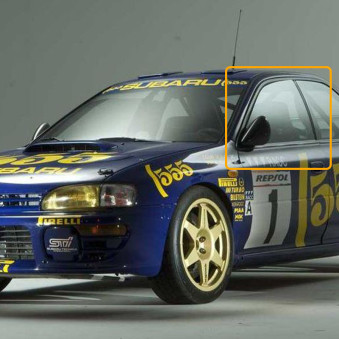 Vitre avant Makrolon Subaru Impreza GC8 WRX (1992-2000)  