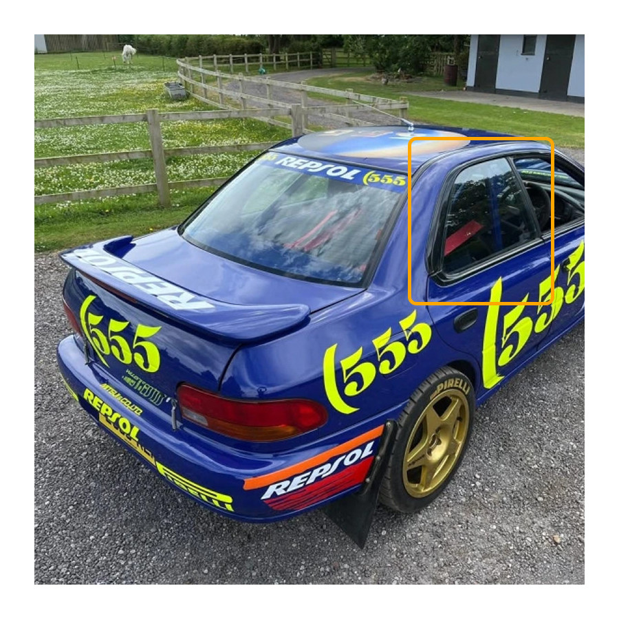 Vitre latérale arrière Makrolon Subaru Impreza GC8 WRX (1992-2000) 