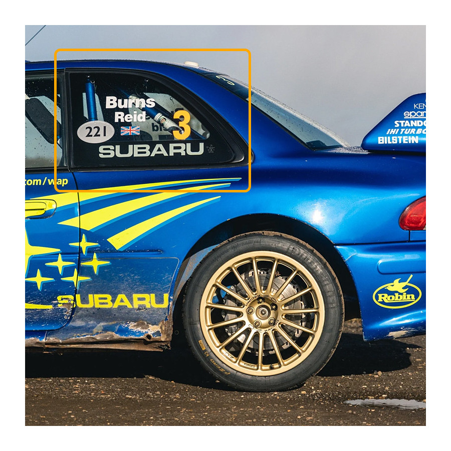 Makrolon Subaru Impreza GC (1992-2000) Rear Side Window 