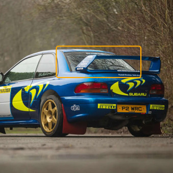 Lunette arrière Makrolon Subaru Impreza GC8 Coupé (1992-2000) 