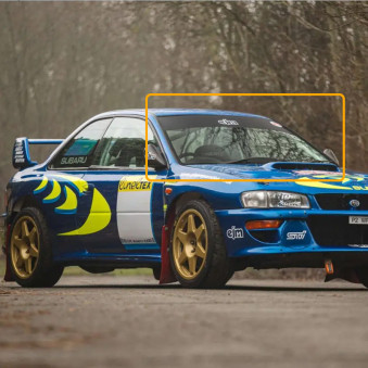 Pare-brise Polycarbonate Margard Subaru Impreza GC8 Coupé (1992-2000) 