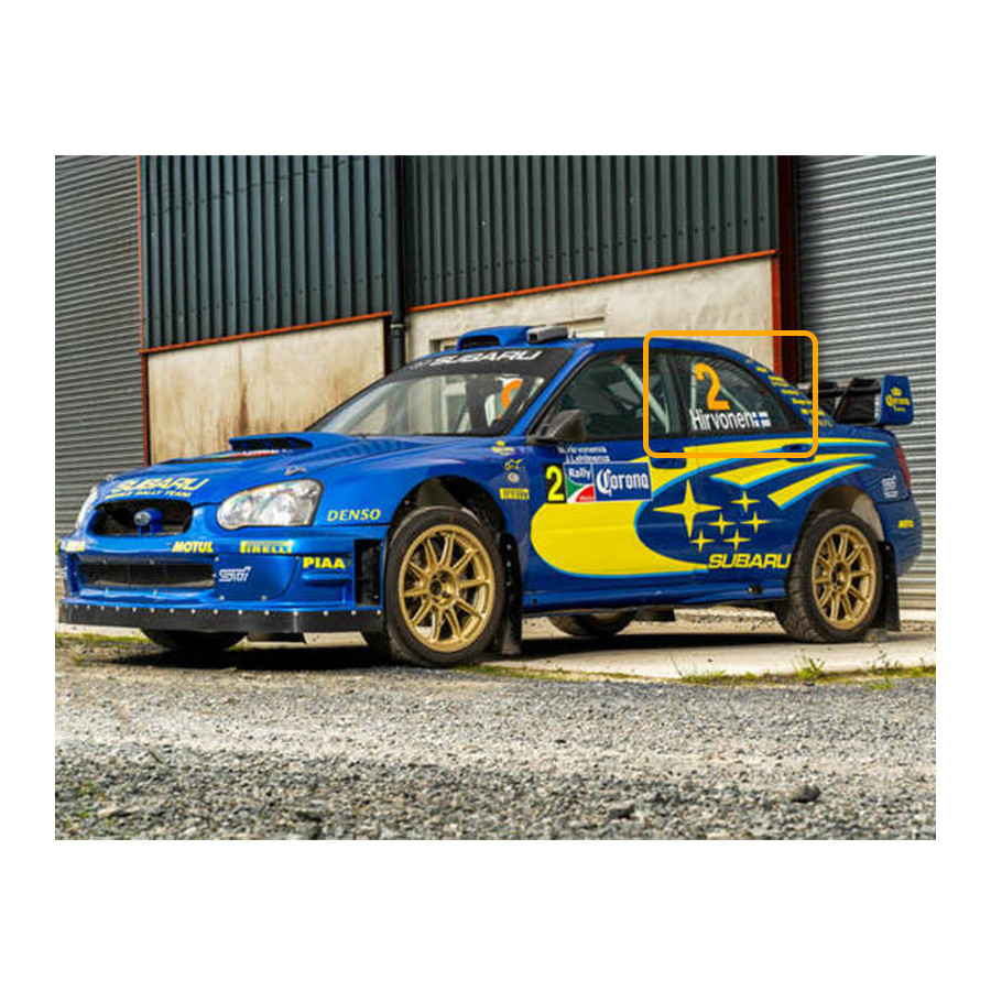 Vitre latérale arrière arrière Makrolon Subaru Impreza GD 