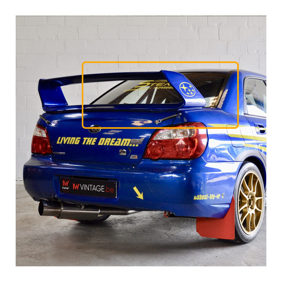 Makrolon rear window Peugeot 106 phase 2 