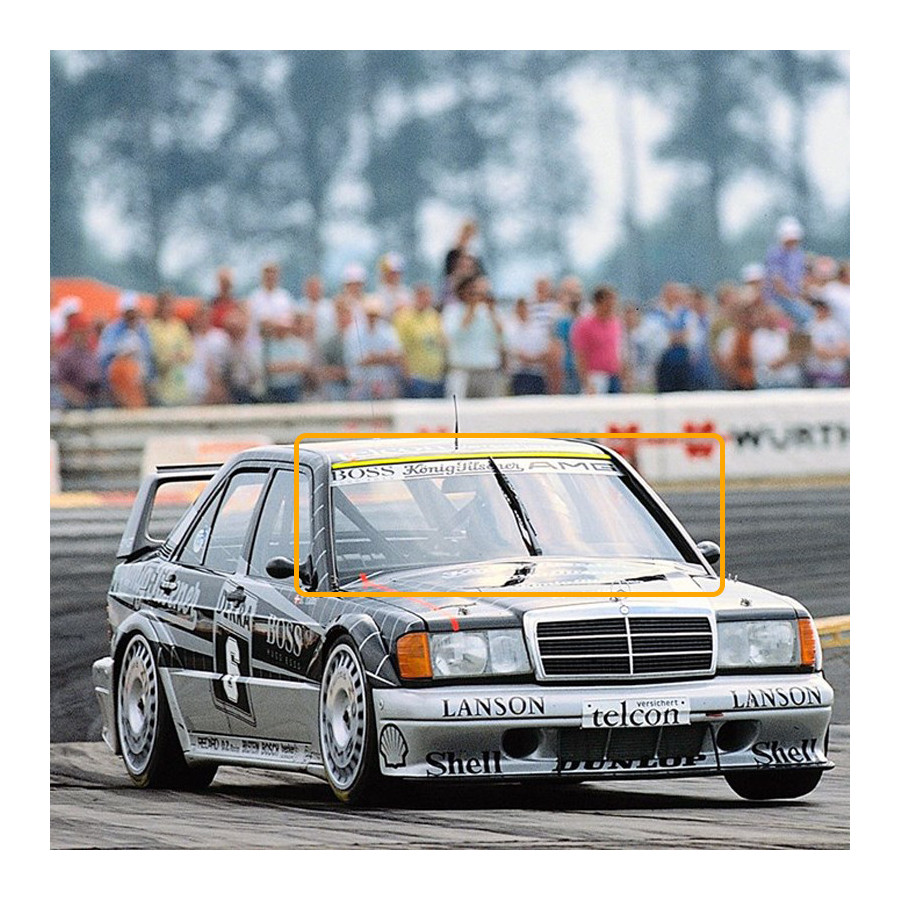 Pare-brise Polycarbonate Margard Mercedes 190E  (W201) 