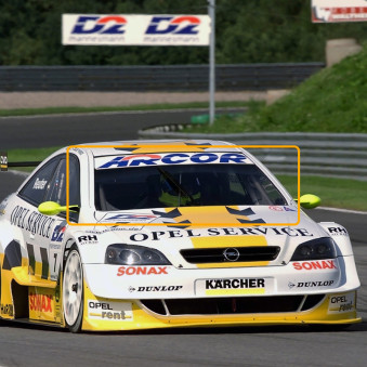 Pare-brise Polycarbonate Margard Opel Astra G - coupé 