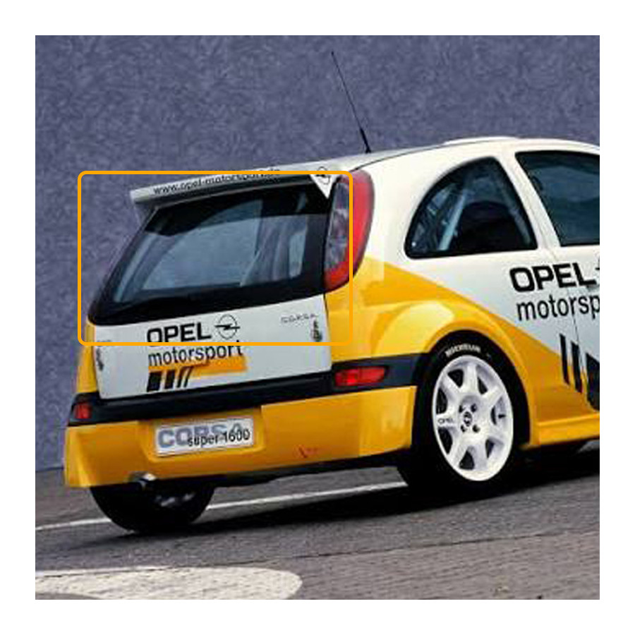 Makrolon rear window Opel Corsa A 