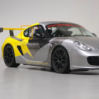 Makrolon rear quarter window Porsche Cayman 981 