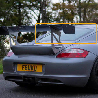 Lunette arrière Makrolon Porsche Cayman 987 