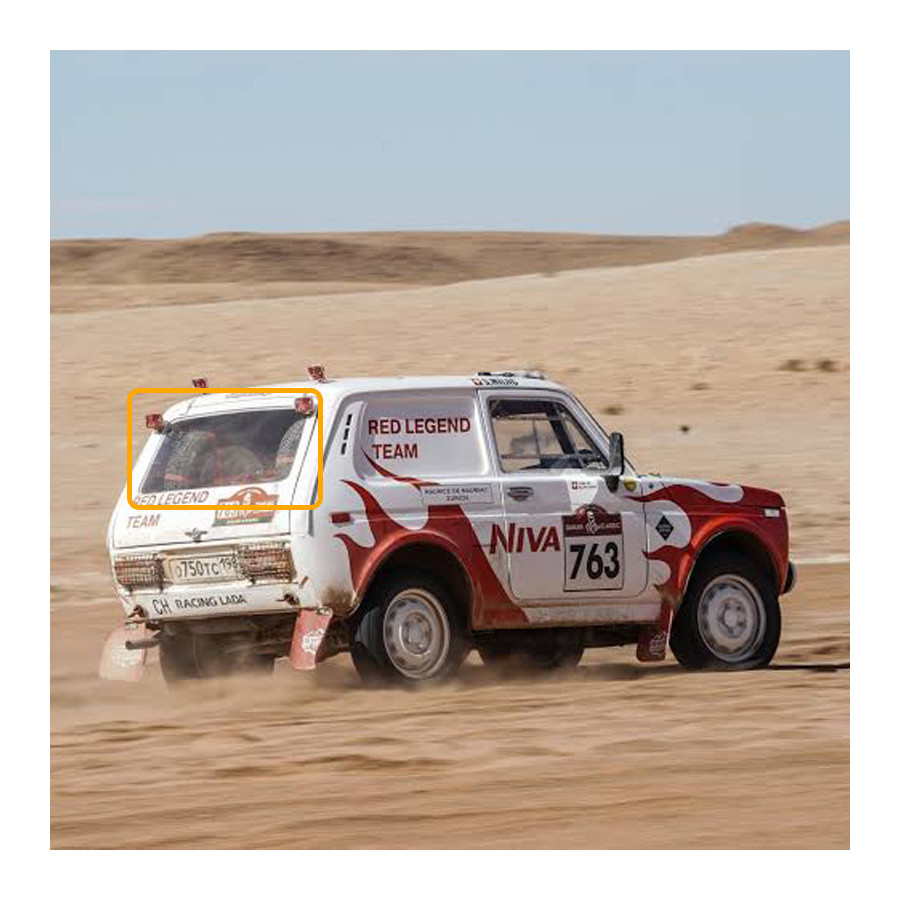 Lunette arrière Makrolon Lada Niva 