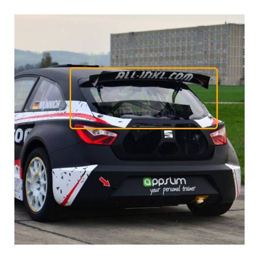 Lunette arrière Makrolon Seat Ibiza MK4 (6J) 