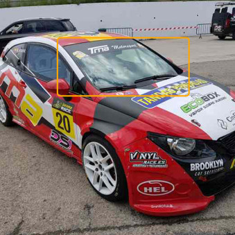 Pare-brise Polycarbonate Margard Seat Ibiza MK4 (6J) 