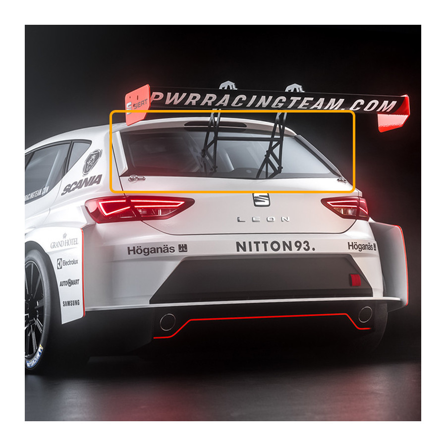 Lunette arrière Makrolon Seat Léon MK3 (5F) 5 portes 
