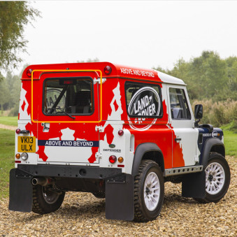 Lunette arrière Makrolon Land Rover Defender MK1 90 