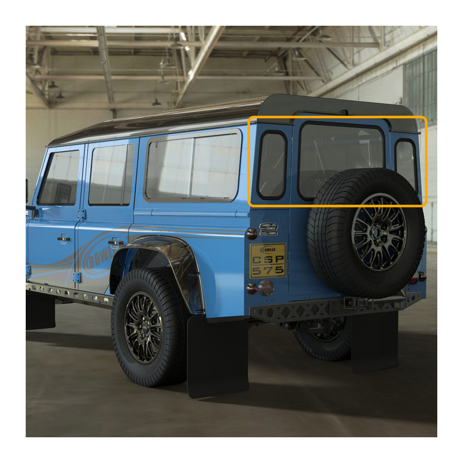 Lunette arrière Makrolon Land Rover Defender MK1 110 