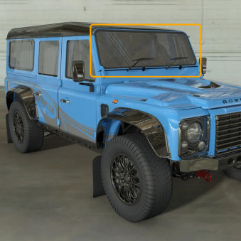 Pare-brise Polycarbonate Margard Land Rover Defender MK1 110 