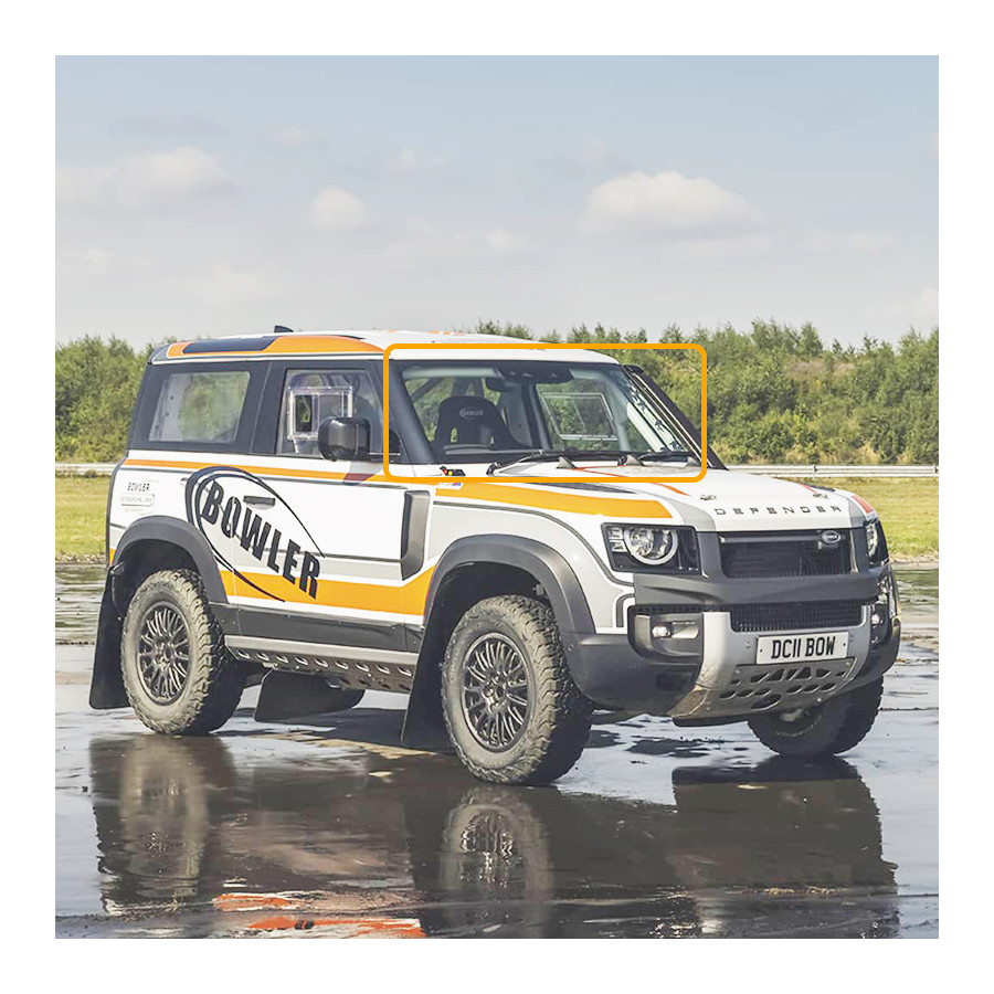 Pare-brise Polycarbonate Margard Land Rover Defender MK2 