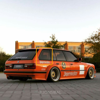 Custode arrière Makrolon BMW E30 touring 